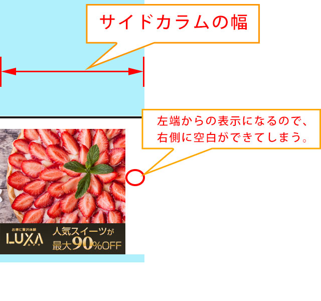 クリック型広告の表示がズレているように感じる・・・