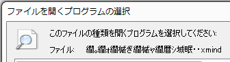 プログラムを開けません
