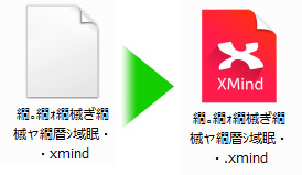 拡張子を追加するだけ